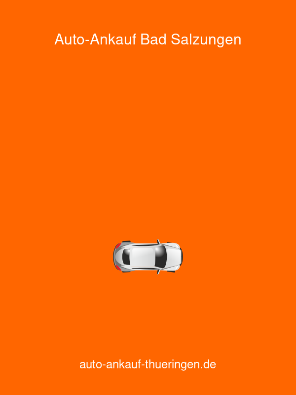 Auto-Ankauf Thüringen