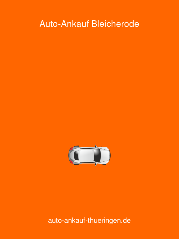 Auto-Ankauf Thüringen