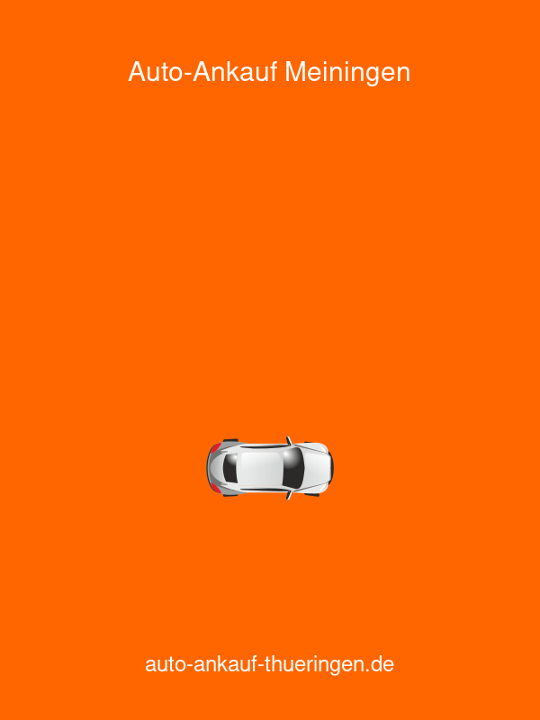 Auto-Ankauf Thüringen